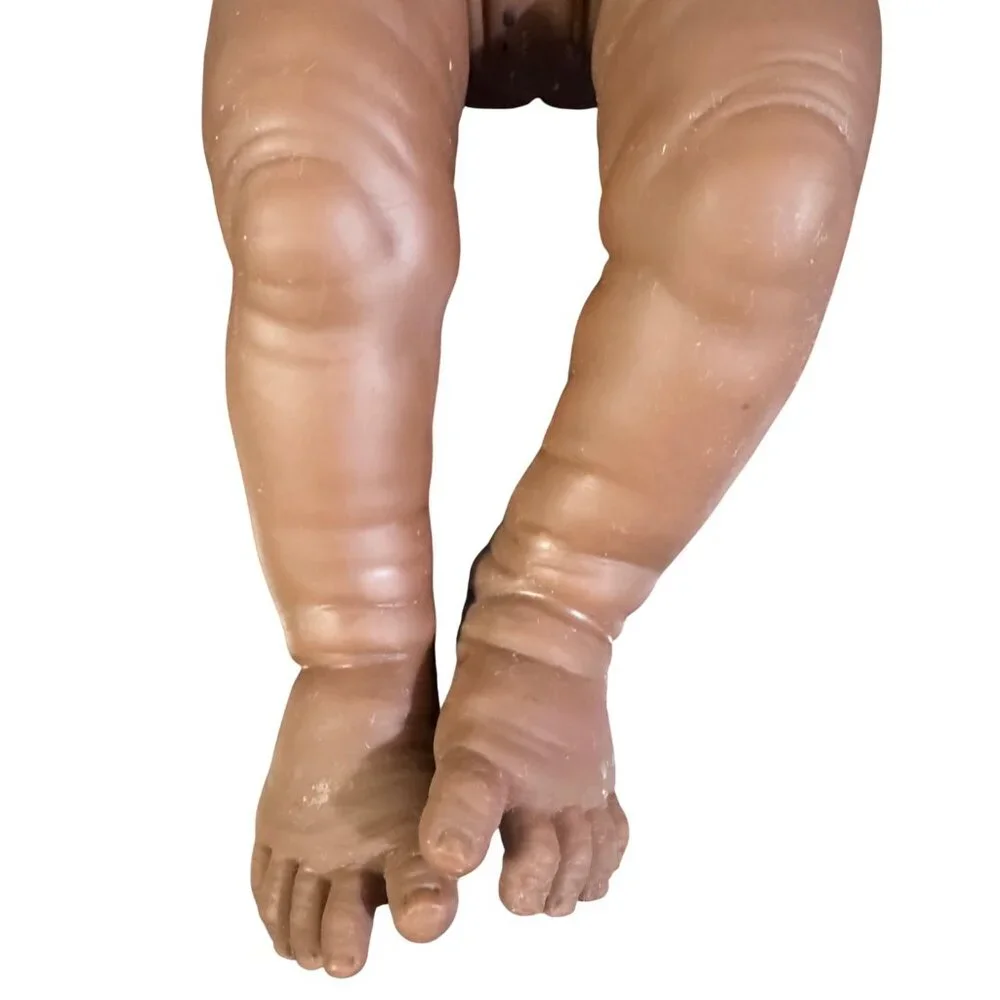 The Doll Factory Europe 15" Realistic African Baby Doll With Detailed Features & - Picture 6 of 9